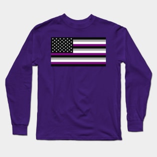 united states of asexual Long Sleeve T-Shirt